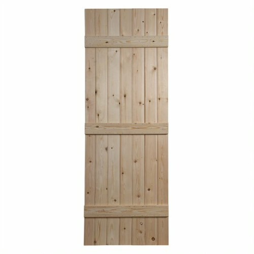 Solid pine ledged door - ledged,