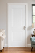 Internal white grain door
