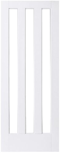 Internal door glazed white - door,