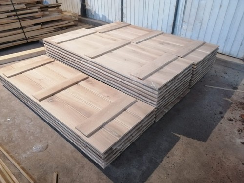 Solid oak ledged cottage - ledged,
