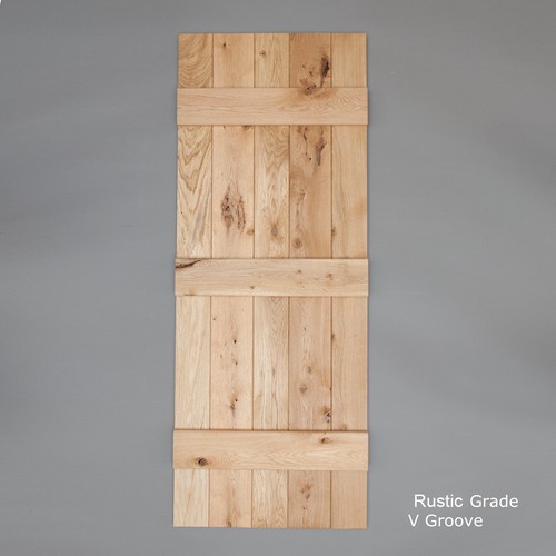 Grooved solid oak internal - grooved,