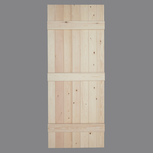 Solid pine ledged - door,